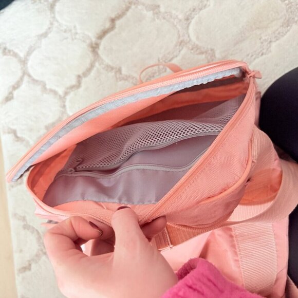 Adidas Unisex Santiago Large Duffel Bag Pink White - Picture 5 of 6